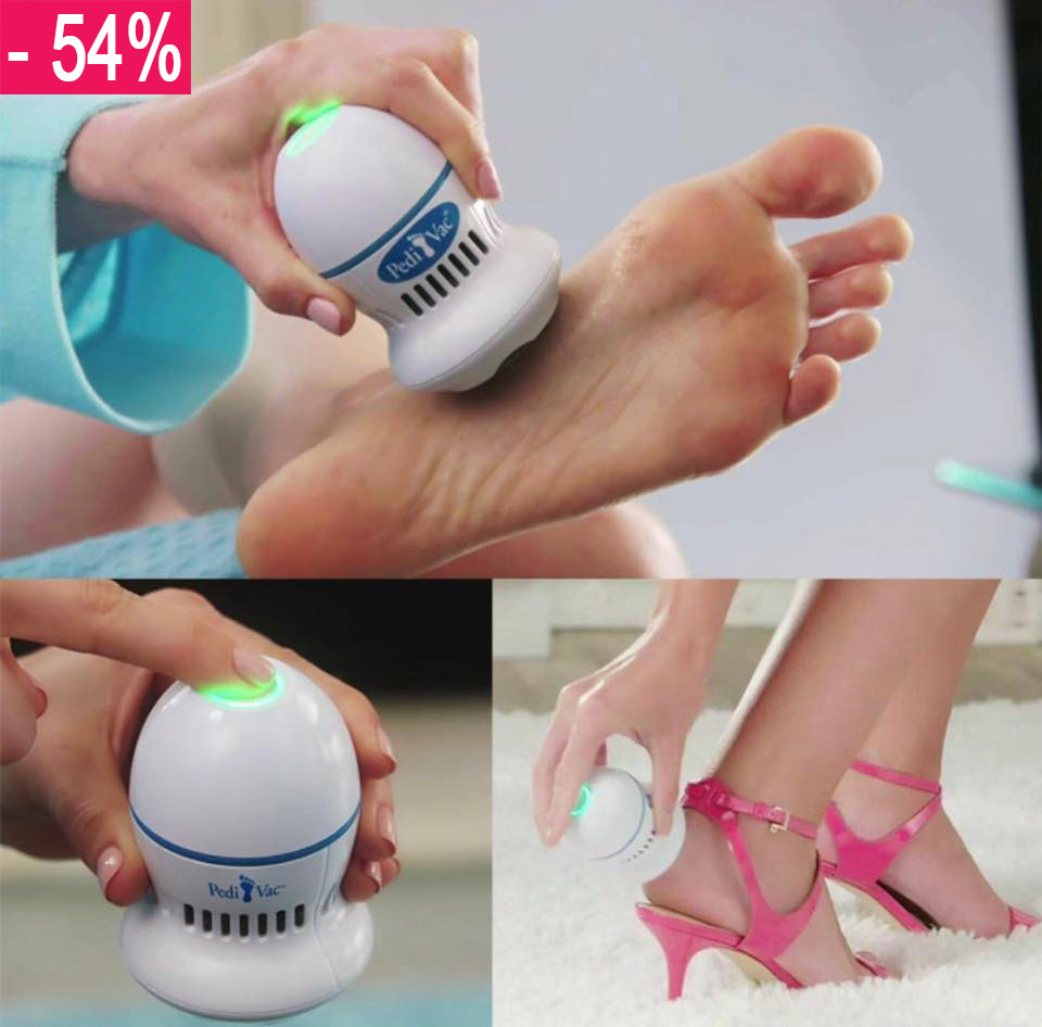 Odstraňovač ztvrdlé kůže PEDI VAC Odstraňovač ztvrdlé kůže PEDI VAC