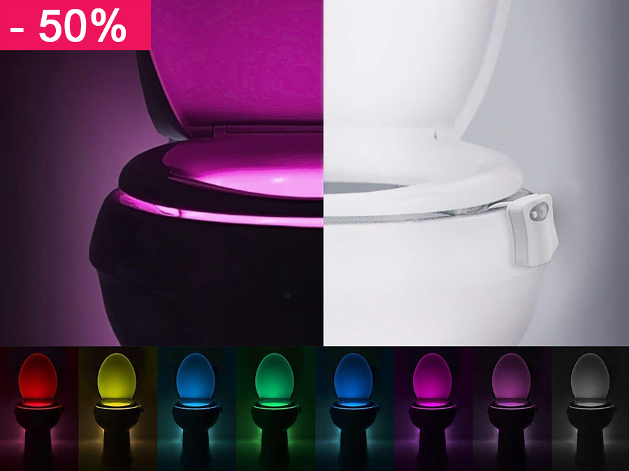 LED osvětlení na toaletu s pohybovým senzorem LED osvětlení na toaletu s pohybovým senzorem