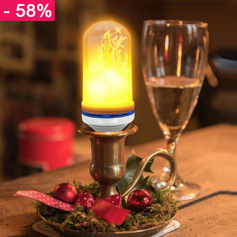 LED žárovka s efektem plamene LED žárovka s efektem plamene